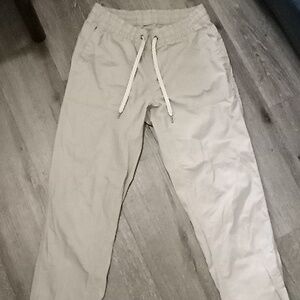 GUC: VUORI; WOMENS RIPSTOP JOGGER PANT IN DUSTY PINK, SZ: X-SMALL.